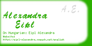 alexandra eipl business card